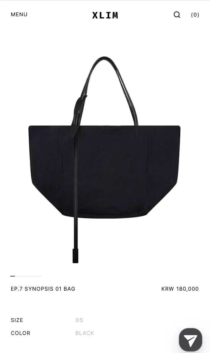 Xlim EP.7 SYNOPSIS 01 BAG black | 브랜드 중고거래 플랫폼, 번개장터